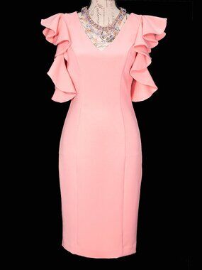 405LP - POSH COUTURE PINK DRESS